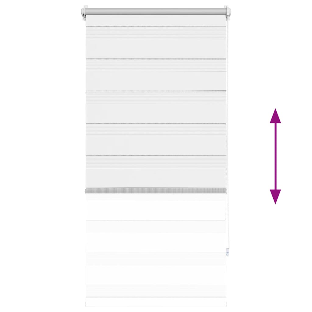 Zebra Blind 60 x 120 cm White